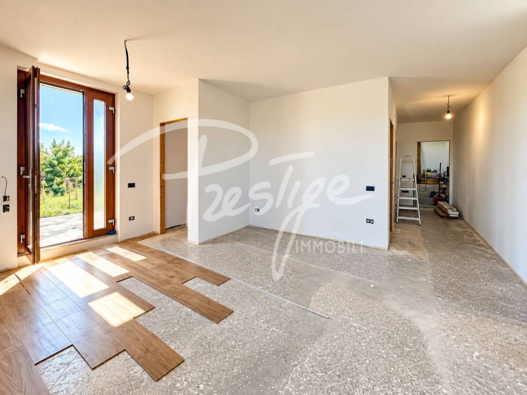 Isola porzione di trifamiliare con vista panoramica