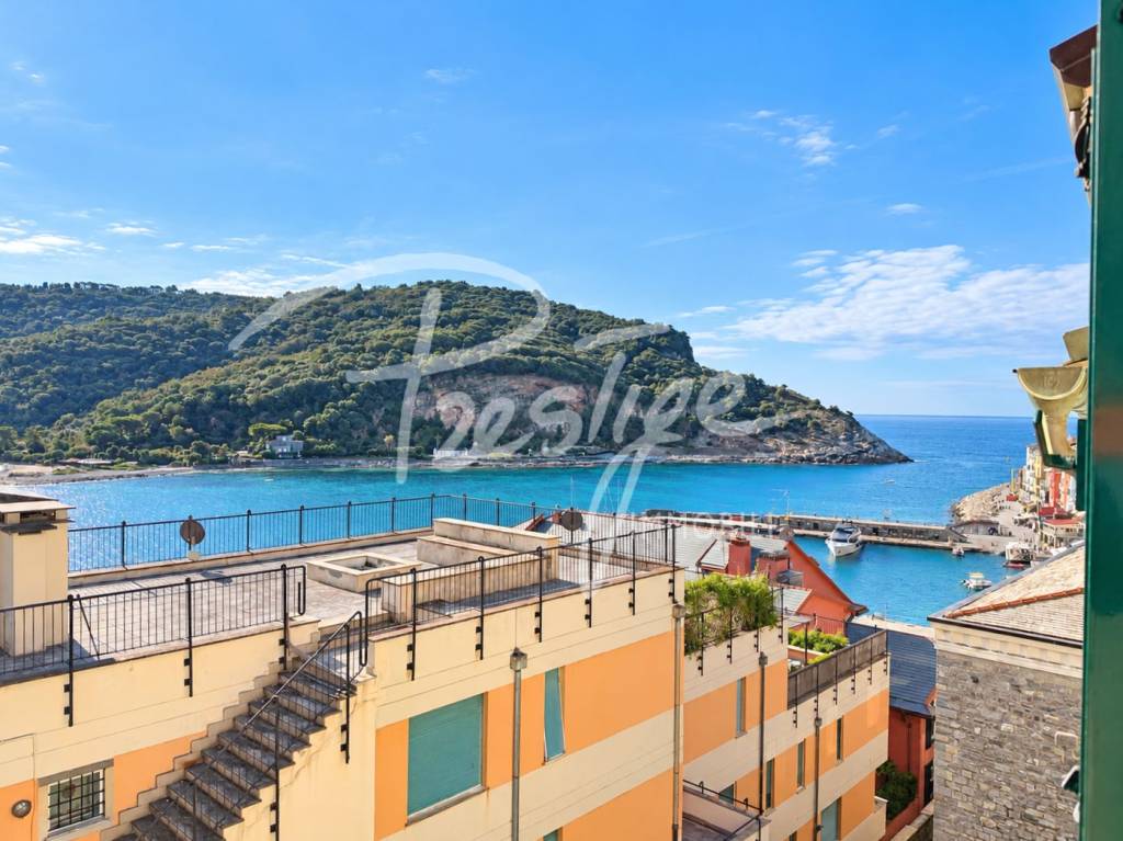 Portovenere quadrilocale con cantina e vista mare